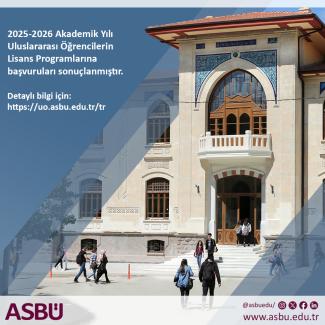 2025-2026 Uluslararası Öğrenci Lisans Başvuru Sonuçları